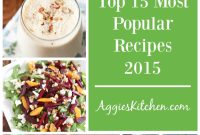 2015’s 15 Most-Loved Recipes