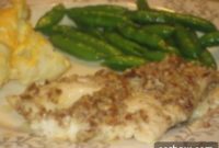 Pecan-Crusted Flounder