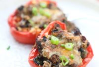 Stuffed Pepper Perfection: Low-Carb Beef and Spinach Delight
