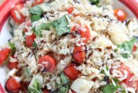 Summer Caprese Rice Medley