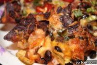 Spicy Black Bean Nachos Sweet Blood Orange Margaritas