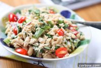 Zesty Tuna Orzo Salad with Fresh Basil and Parmesan