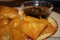 Golden Veggie Potstickers and Zesty Soy Dip