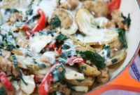 Italian Sausage, Peppers & Potatoes Skillet