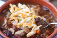 Comforting Slow Cooker Chicken Farro Chili