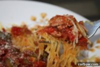 Hearty Turkey Ragu Spaghetti Squash