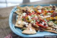 Zesty Mediterranean Hummus Nachos