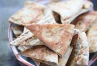 Golden Baked Pita Crisps