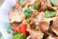 Fattoush Salad Zesty Lebanese Garden Greens with Crispy Pita
