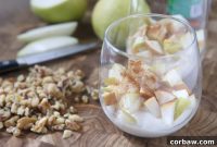 Layered Pear and Walnut Greek Yogurt Delight