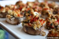 Sun-Kissed Stuffed Mushrooms