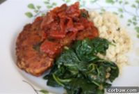 Balsamic Glazed Chicken with Spinach Couscous