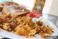 Spicy Chorizo Scramble