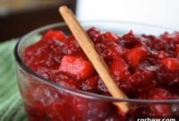 Homemade Apple Orange Cranberry Sauce