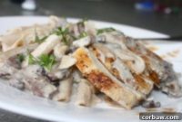 Cooking Light Week Day Three Chicken with Cashew Cream and Mushrooms