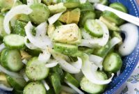 Creamy Cucumber Avocado Salad
