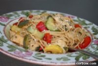 Lemon-Kissed Chicken Pasta Primavera