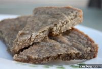 Irish Whiskey Glazed Espresso Shortbread