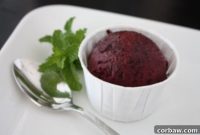 Refreshing Blueberry Banana Sorbet