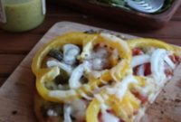 Smoky Garden Naan Pizzas with Zesty Pesto