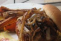 Smoky BBQ Turkey Burgers with Crispy Sweet Potato Wedges