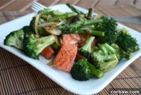 Zesty Salmon and Vibrant Veggie Stir Fry