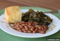 Drunken Frijoles and Southern Vegetarian Collard Greens