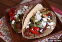 Grilled Chicken Sausage and Pepper Pita Pockets