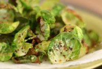 Zesty Golden Brussels Sprouts Crisps