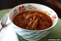 Savory Turkey Chili with Pinto Beans and Earthy Mushrooms