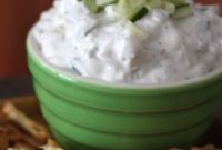Greek Yogurt Feta Cucumber Dip