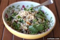Quinoa Cranberry Spinach Power Bowl