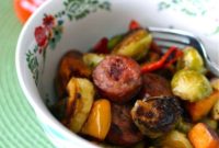 Maple-Kissed Autumn Medley with Savory Chicken-Apple Sausage