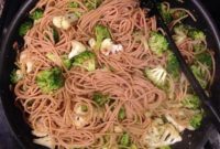 Whole Wheat Spaghetti with Garden Harvest