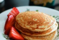 Zesty Orange Vanilla Whole Grain Greek Yogurt Pancakes