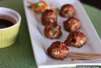 Sticky Chili-Garlic Asian Turkey Bites