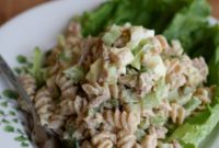 Light & Creamy Greek Yogurt Tuna Pasta Salad