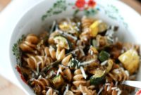 Whole Wheat Pasta Salad with Roasted Vegetables
