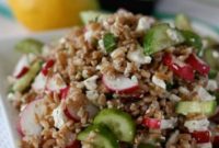Mediterranean Farro Feta Medley