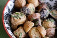 Zesty Mustard Chive Potato Salad