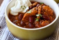 Hearty Red Chicken and Double Bean Chili