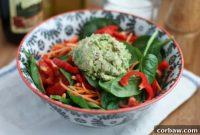 Creamy Avocado Tuna Salad with Spinach