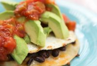 Crispy Black Bean and Egg Tostadas
