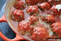 Savory Baked Spinach Ricotta Meatballs
