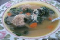 My Little Meatball Italian Wedding Soup