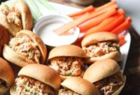 Zesty BBQ Ranch Chicken Salad Sliders