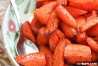 Fiery Maple Roasted Carrots
