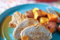Maple-Mustard Glazed Pork Tenderloin with Tropical Sweet Potato Medley