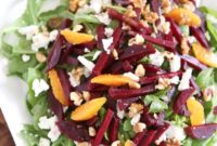 Vibrant Spring Beet, Chèvre and Toasted Walnut Medley