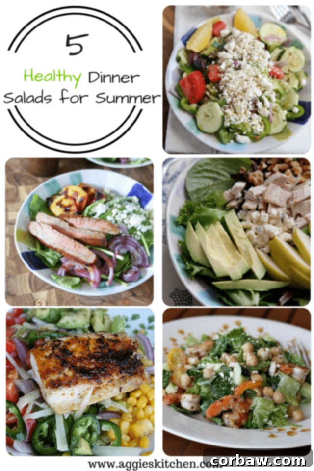 Healthy Dinner Salads for Summer 